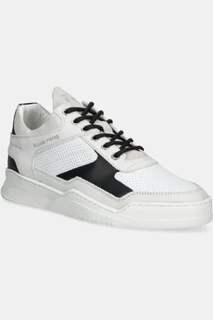 Filling pieces Kožené tenisky Low Top Ghost Paneled barva