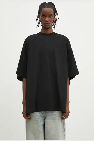 Vetements Bavlněné tričko Merged Double Oversized barva