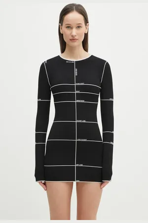Vetements Šaty Knitted Mini barva