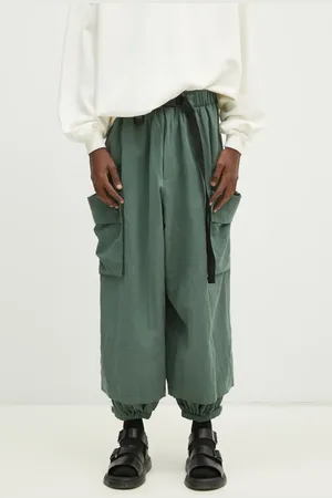 Y-3 Kalhoty Washed Twill Cargo Pant pánské