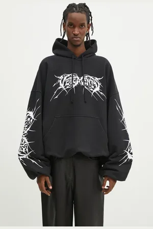 Vetements Mikina Death Metal Cropped Boxy barva
