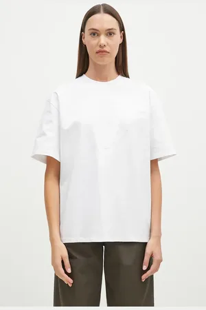 Ganni Bavlněné tričko Heavy Cotton Drop Shoulder Heart barva
