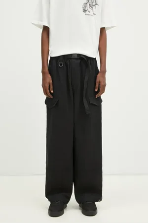 Y-3 Kalhoty Washed Twill Pant pánské
