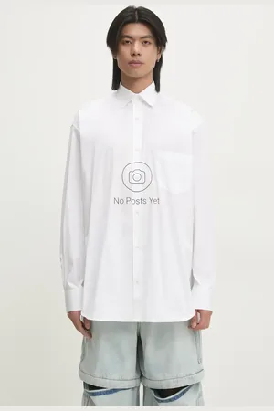 Vetements Bavlněná košile No Posts Classic barva