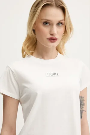 Maison Margiela Bavlněné tričko barva