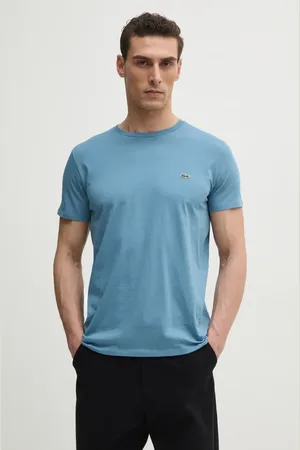 Lacoste Bavlněné tričko bílá barva