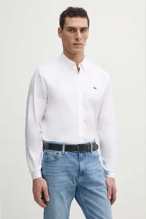 Lacoste Bavlněná košile barva