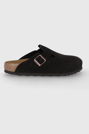 Birkenstock Semišové pantofle Boston barva
