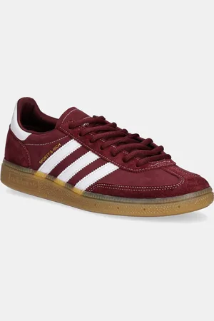 adidas Semišové tenisky Handball Spezial x Sporty & Rich vínová barva