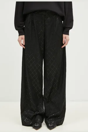 ROTATE Kalhoty Wide Leg Sequins Pants dámské