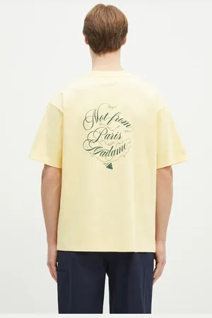 Drôle de Monsieur Bavlněné tričko Le T-Shirt Slogan Vignes barva