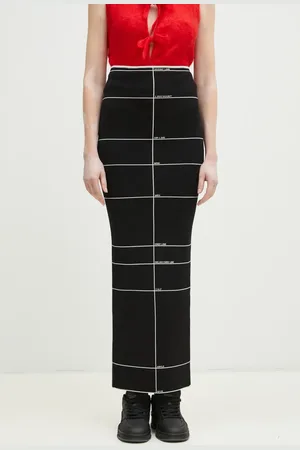 Vetements Sukně Knitted Maxi barva