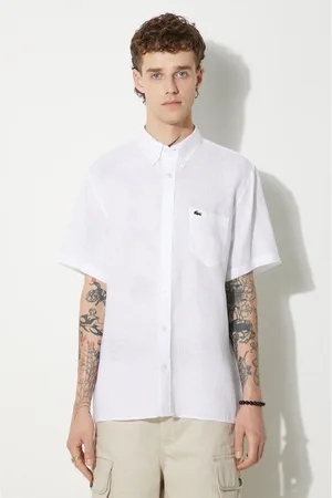 Lacoste Plátěná košile barva