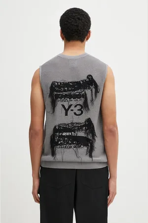 Y-3 Vesta Graphic Knit Vest barva