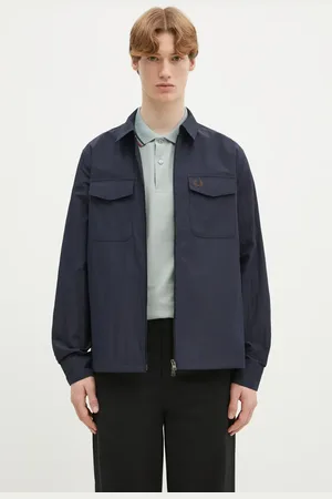 Fred Perry Bunda tmavomodrá barva