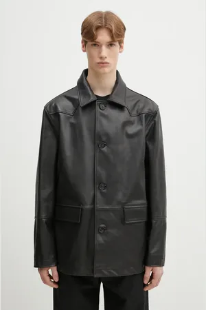 Maison Margiela Kožená bunda barva