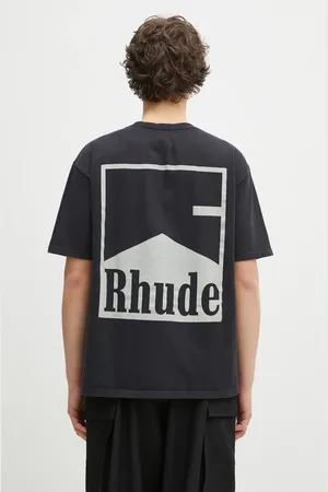 Rhude Bavlněné tričko Chevron barva