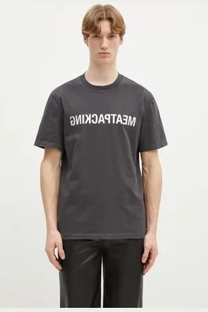 Helmut Lang Bavlněné tričko Meatpacking T.Mal Lt barva
