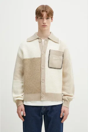 Axel Arigato Vlněný svetr Franco Patch Cardigan pánský