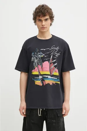 Rhude Bavlněné tričko Saint- barva