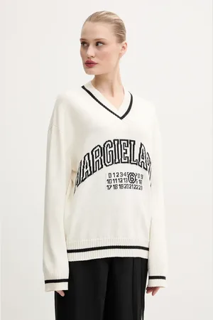 Maison Margiela Svetr z vlněné směsi dámský