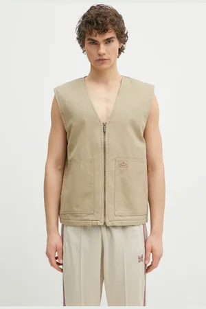 Dickies Bavlněná vesta Duck Canvas Summer Vest Sw Desert Sand barva