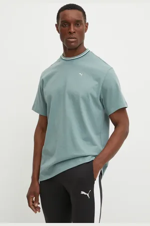 PUMA Bavlněné tričko PALAIS ARTISAN barva