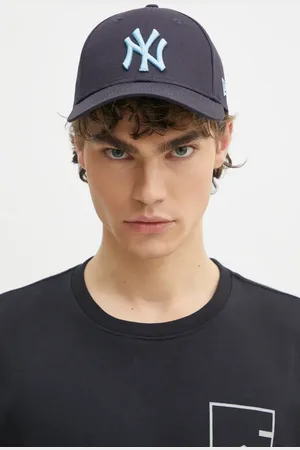 New Era Bavlněná baseballová čepice tmavomodrá barva