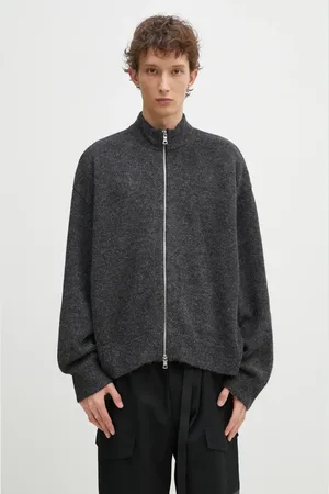 Mki Miyuki-Zoku Svetr s příměsí vlny Mohair Blend Knit Track Jacket pánský