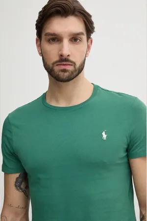 Ralph Lauren Bavlněné tričko červená barva