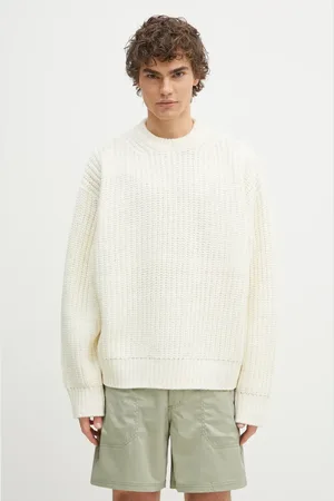 Mki Miyuki-Zoku Svetr z vlněné směsi Chunky Rib Knit Crewneck pánský