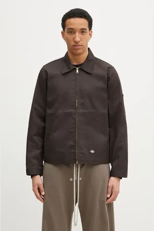 Dickies Bunda M Unlined Eisenhower Jacket Rec Dark Brown barva