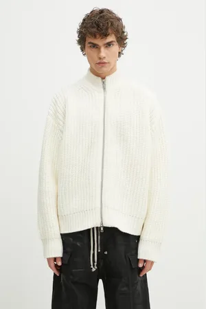 Mki Miyuki-Zoku Svetr s příměsí vlny Chuky Rib Knit Track Jacket pánský