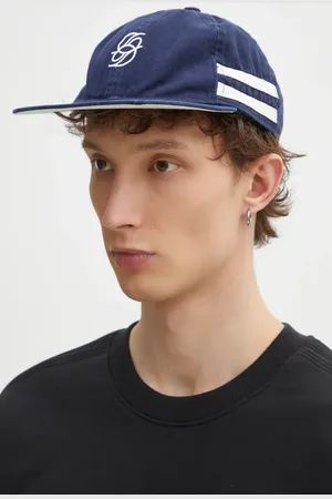 Drôle de Monsieur Bavlněná baseballová čepice La Casquette D Miroir tmavomodrá barva