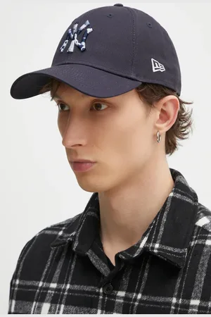 New Era Bavlněná baseballová čepice tmavomodrá barva