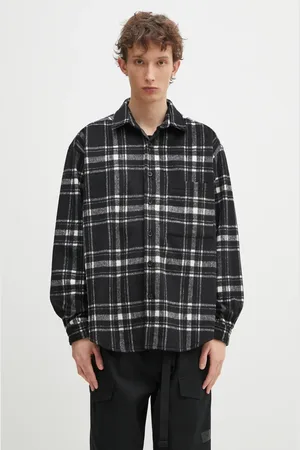 Mki Miyuki-Zoku Košile s příměsí vlny Check Flannel Shirt pánská