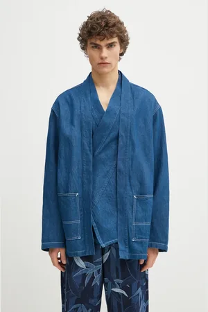 Kenzo Bunda se lněnou směsí barva