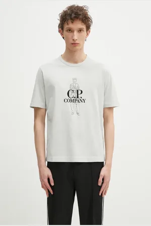 C.P. Company Bavlněné tričko barva