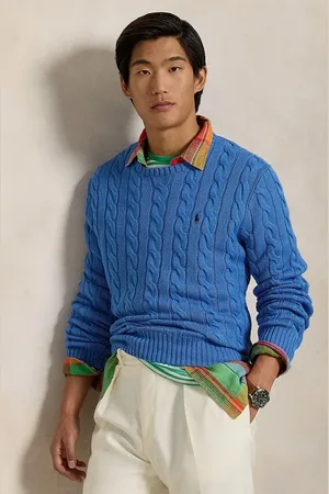 Ralph Lauren Bavlněný svetr béžová barva