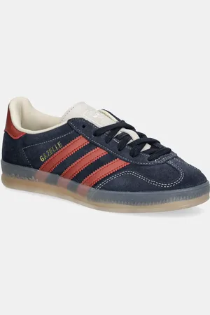 adidas Semišové tenisky Gazelle Indoor tmavomodrá barva