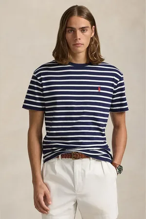 Ralph Lauren Bavlněné tričko tmavomodrá barva