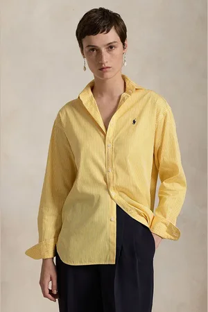 Ralph Lauren Bavlněná košile zelená barva