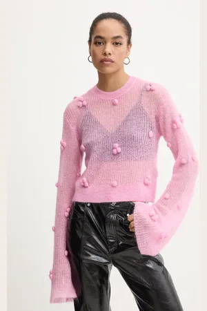 ROTATE Vlněný svetr Light Knit Ls Sweater dámský