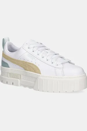 PUMA Boty Mayze Lth béžová barva