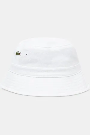 Lacoste Bavlněný klobouk barva