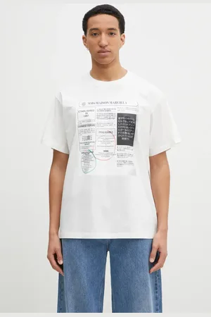 Maison Margiela Bavlněné tričko barva