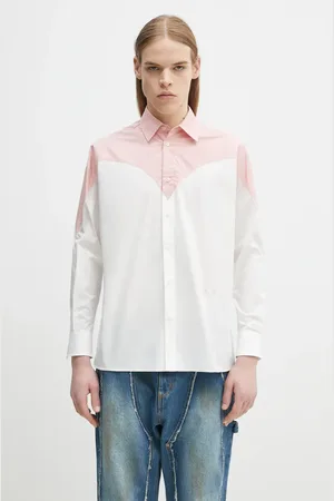 Fiorucci Bavlněná košile Embroidered Heart Relaxed Fit barva