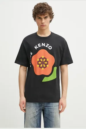 Kenzo Bavlněné tričko barva