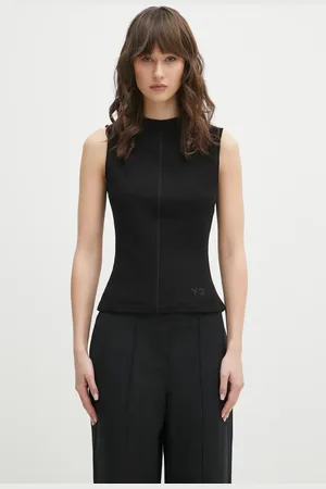 Y-3 Bavlněný top Fitted Tank Top barva