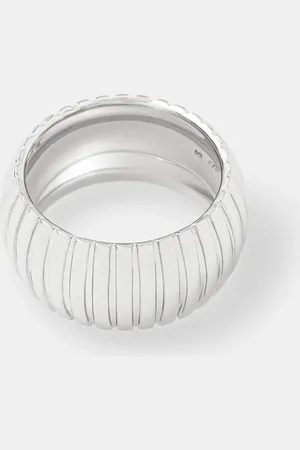 TOM WOOD Stříbrný prsten Tubogas Ring Medium 101334